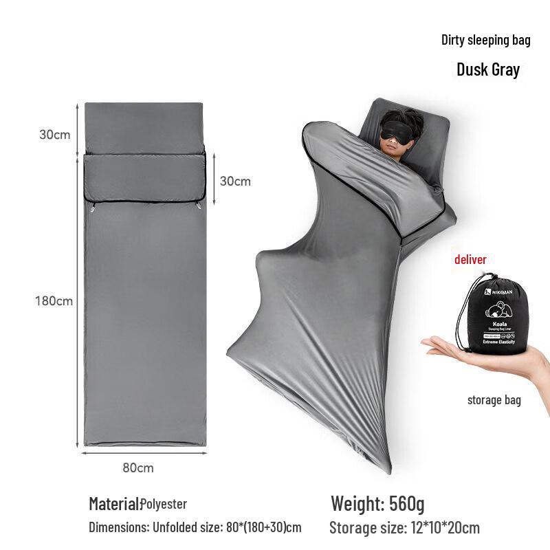 Portable Hotel Travel Sleeping Bag Liner