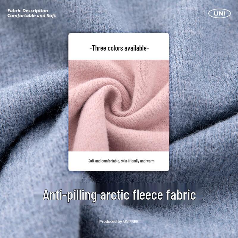 UNIFREE Round Neck Distressed Sweater