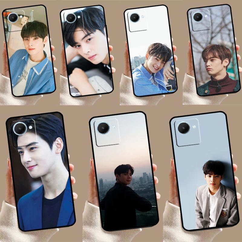 Cha Eun Woo For Realme C51 C31 C67 C55 C53 C35 C33 C30 C21Y C25s 9 10 11 12 Pro Plus GT Neo 5 6 Case