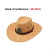 Classic Western Cowboy Hat - Stylish Sun Protection for Outdoor Adventures