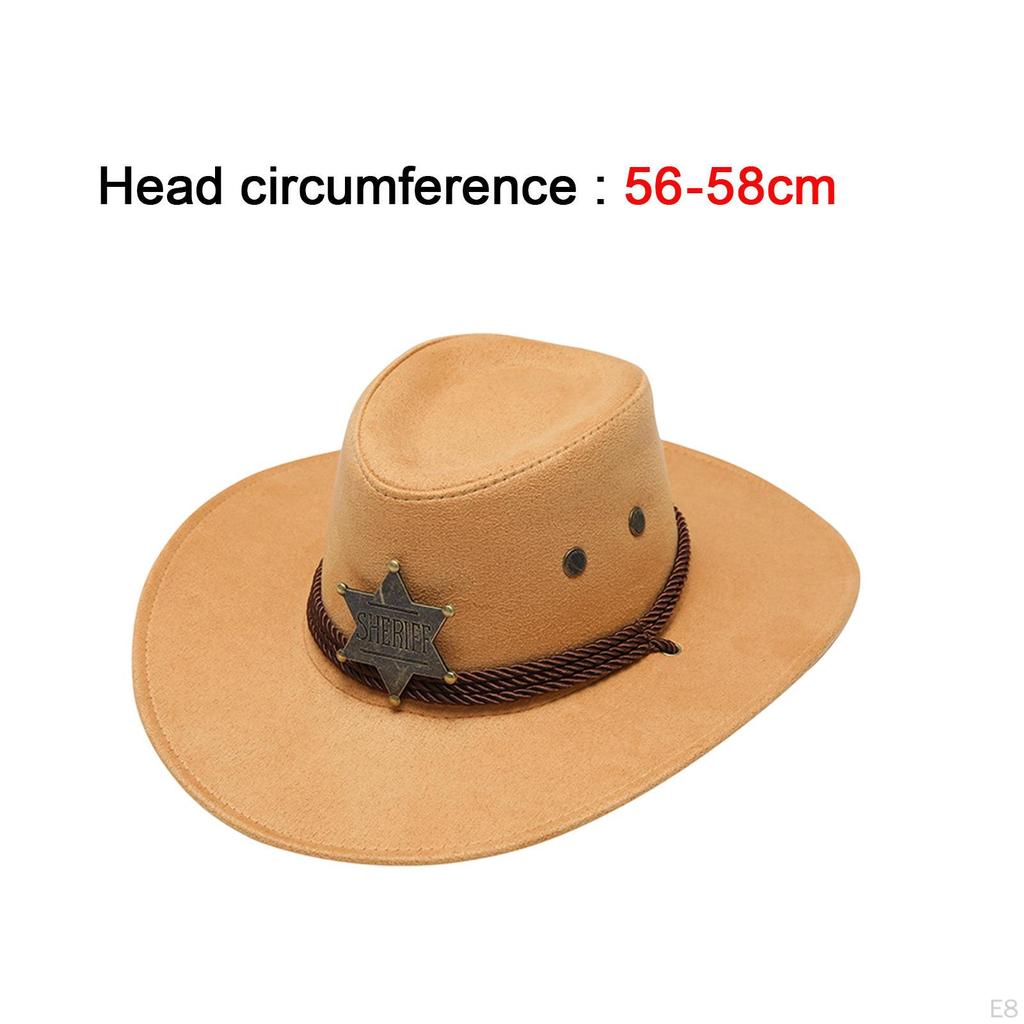Classic Western Cowboy Hat - Stylish Sun Protection for Outdoor Adventures