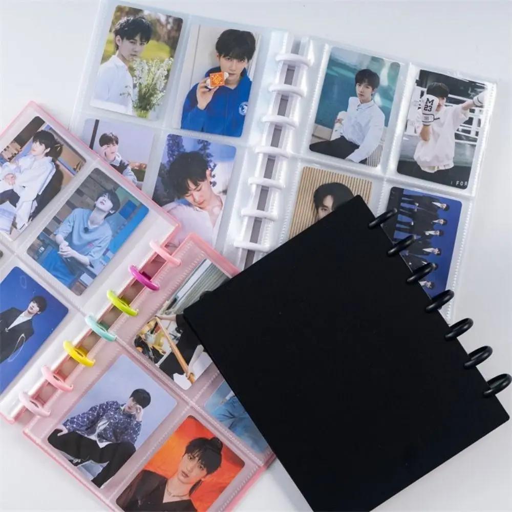 INS Loose-Leaf Multi-Pockets Kpop Photocard Album 3 Inch - Idol Cards Collect Book,Photo Storage Album & Holder for Star Chasers