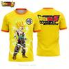 Dragon Ball Son Goku #10  Stripe Soccer Jersey, Anime Football Graphic Sport Tee for  Kids, Quick Dry Breathable Top