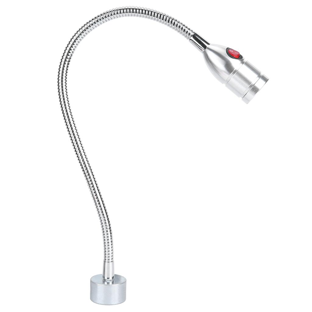 3W LED Flexible Gooseneck Lamp Work Desk Light for Machine Tools Workbench ?