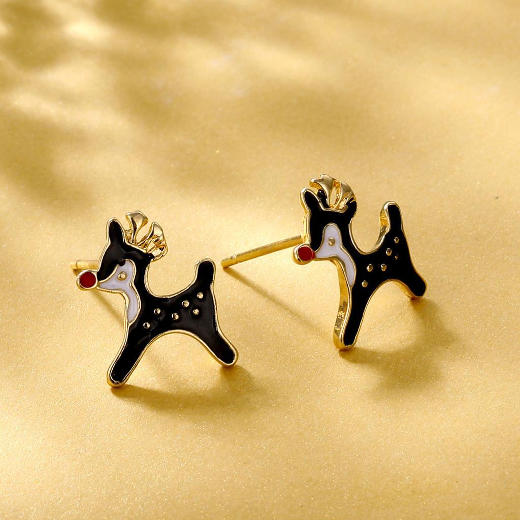 Christmas Fashionable Alloy Earrings Unique Gift For Women Jewelry Holiday