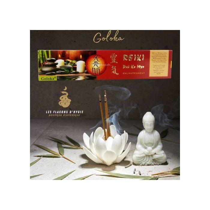 Bougeoir - Photophore - Bougie - Senteur &gt; Encens - Encens Goloka Série Reiki - - Goloka