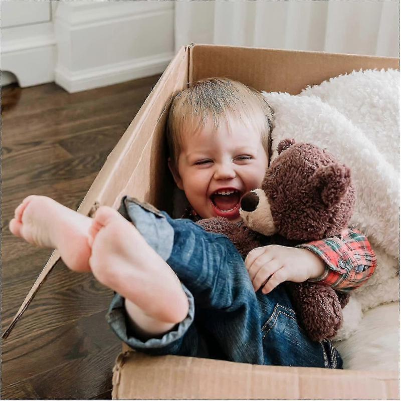 Teddy Bear, Senior Stuffed Animal Aged 1 And Above, Chocolate Brown, Soft And Comfortable, Is The Best Gift For Children