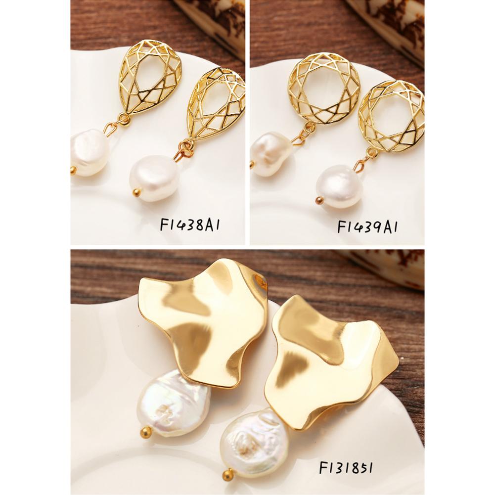 Women All-matching Fashion Imitation Pearl Earrings
