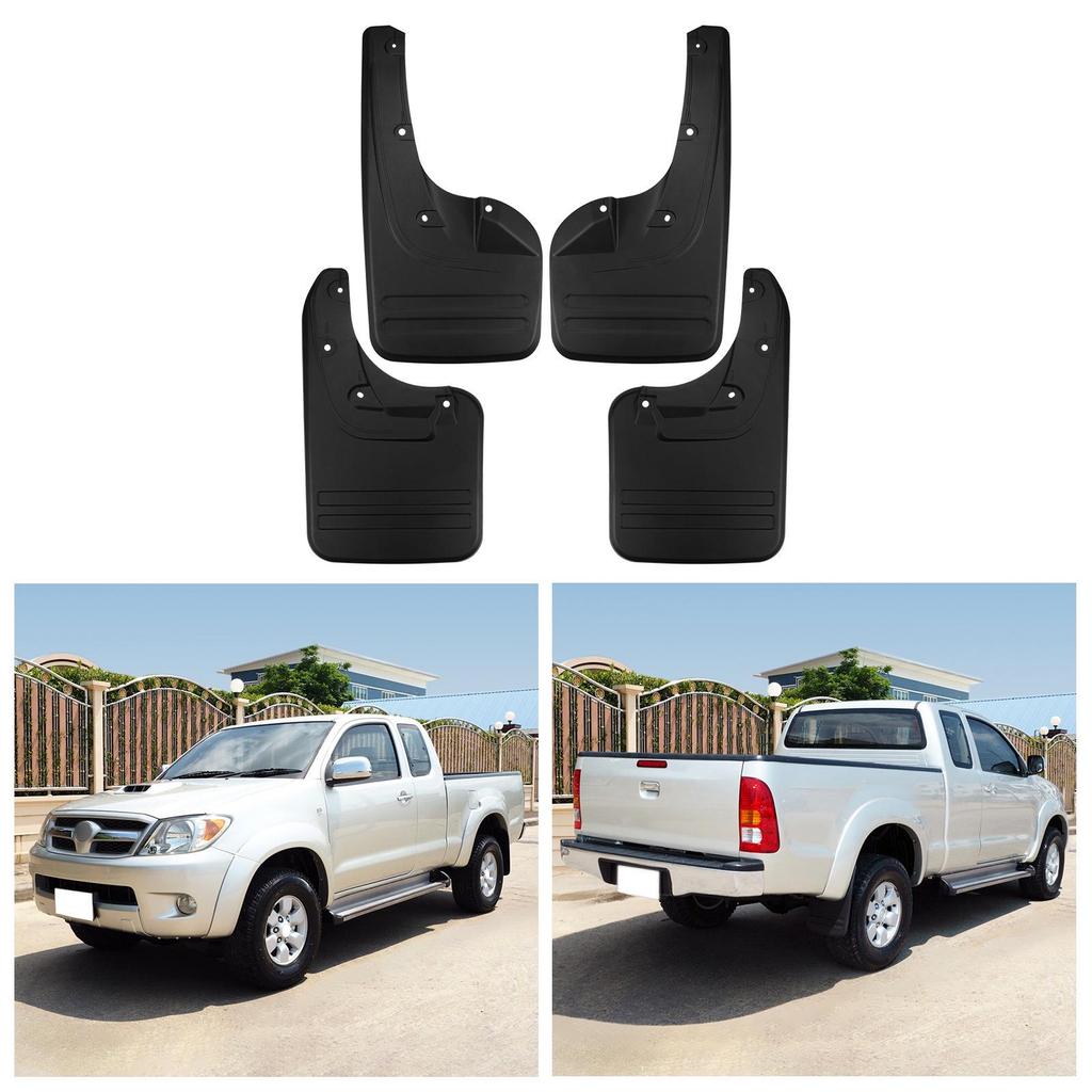 Leather Mud Flaps for Toyota Hilux Vigo 4WD (2005-2014)