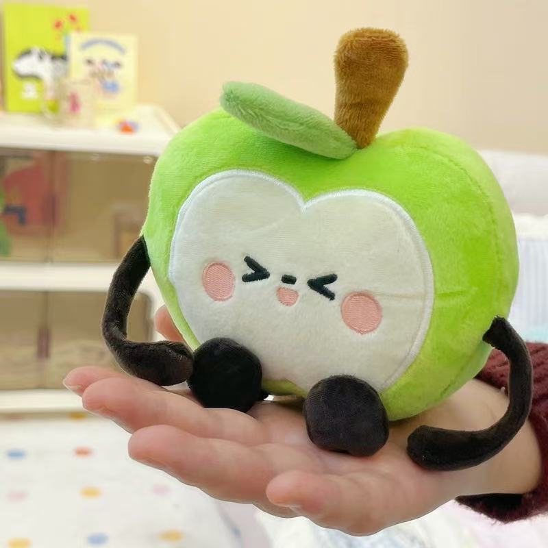 The Latest Pistachio Apple Stuffed Plush Toy Figurine, Cartoon Anime Cute Pillow Ornament, Children's Birthday Gift, Fun Doll