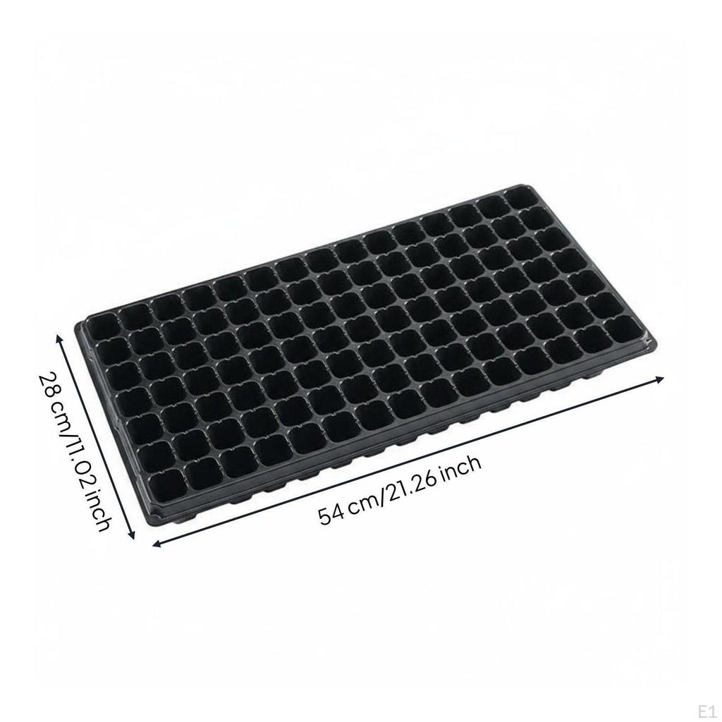 Nursery Tray Thickened Starter Drainage Holes Indoor Growing Trays for Farmers, Gardeners,