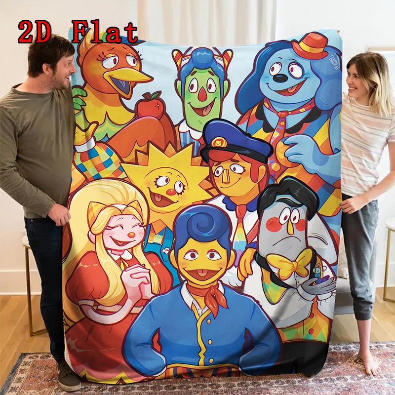 Welcome Home 2D Flat Pattern Flannel Blanket High quality All Seasons Warmth and Comfort Perfect for Christmas Gifts.DMT0925308