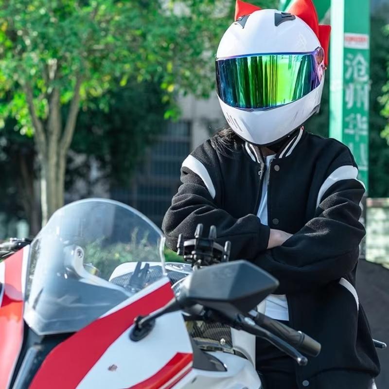 Niedliche Schleife Elektrofahrzeug Dekoration Helm Stoff Satinband Schleife Helm Dekoration Motorradhelm Zubehör