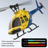1: 42 A60 RC Helicopter Four Channel Single Blade Aileron Free  BELL206 Helicopter With Gyroscope RC Toy Children Gifts