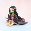 7cm Q Version Anime Demon Slayer Figure Kamado Tanjirou Agatsuma Zenitsu Kamado Nezuko Hashibira Inosuke Pvc Action Figure Toys