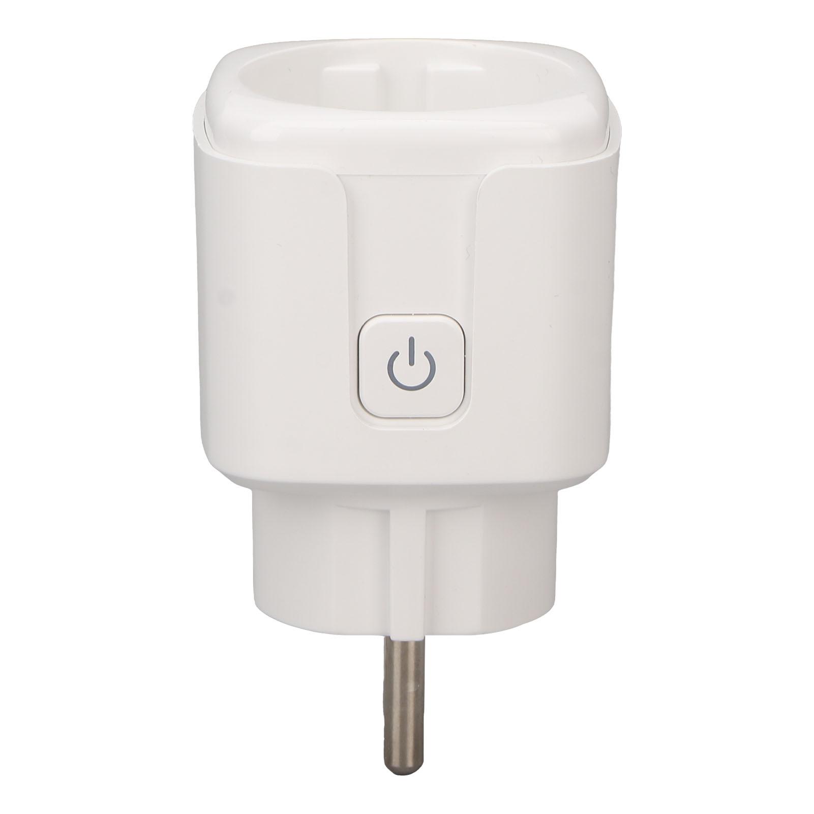 

Smart Socket Voice Control WiFi Connection Automatic Turn Off Home Outlet 16A EU Plug