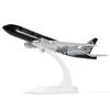 QIYUMOKE 1400 Scale New Zealand Boeing 777 Airplane Model, 15.5cm, Diecast Alloy, Fully Assembled, Includes Plastic Stand, Perfect for Desktop