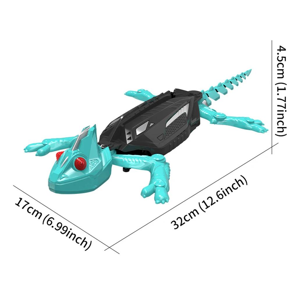 Electric Remote Control Wall Climbing Toy Intelligent Charging Wall Climbing Gecko Simulated Animal Model Crafts Christmas Gift