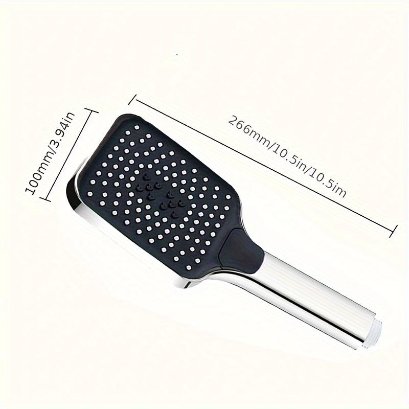 High Pressure Square Shower Head 3 Spray Settings Handheld Bathroom Shower Sprayer Water Saving Rain Spray