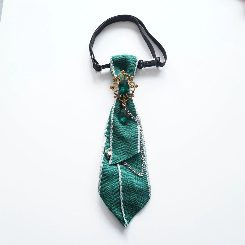 Ladies Neck Bow Tie With Sparkling Rhinestones For Office Wear And Formal Events