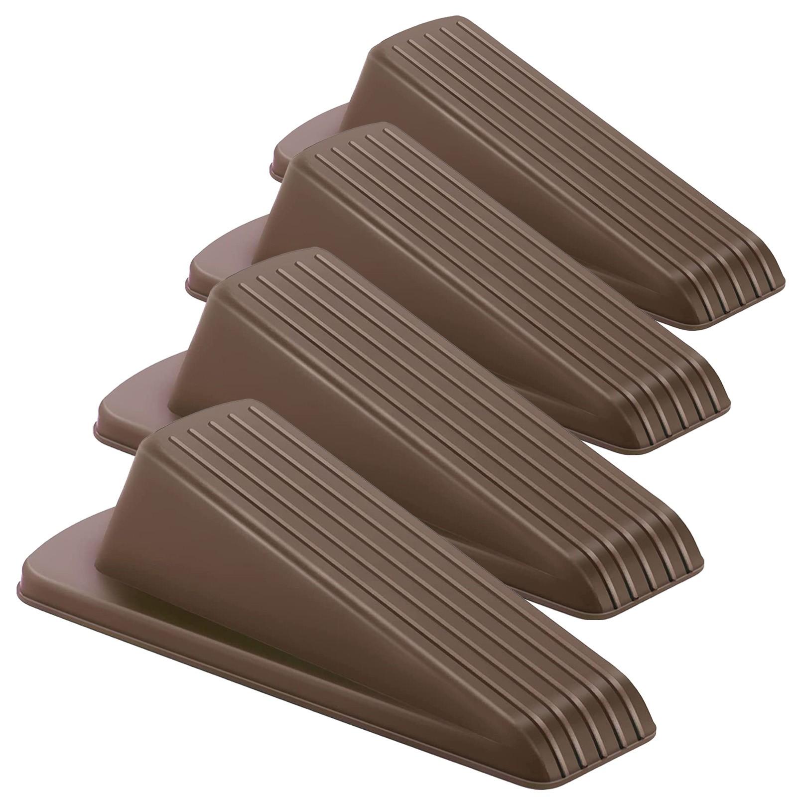 Дверной стопор Противоугонный бытовой дверной стопор Защитный стопор для предотвращения столкновений One Size коричневый