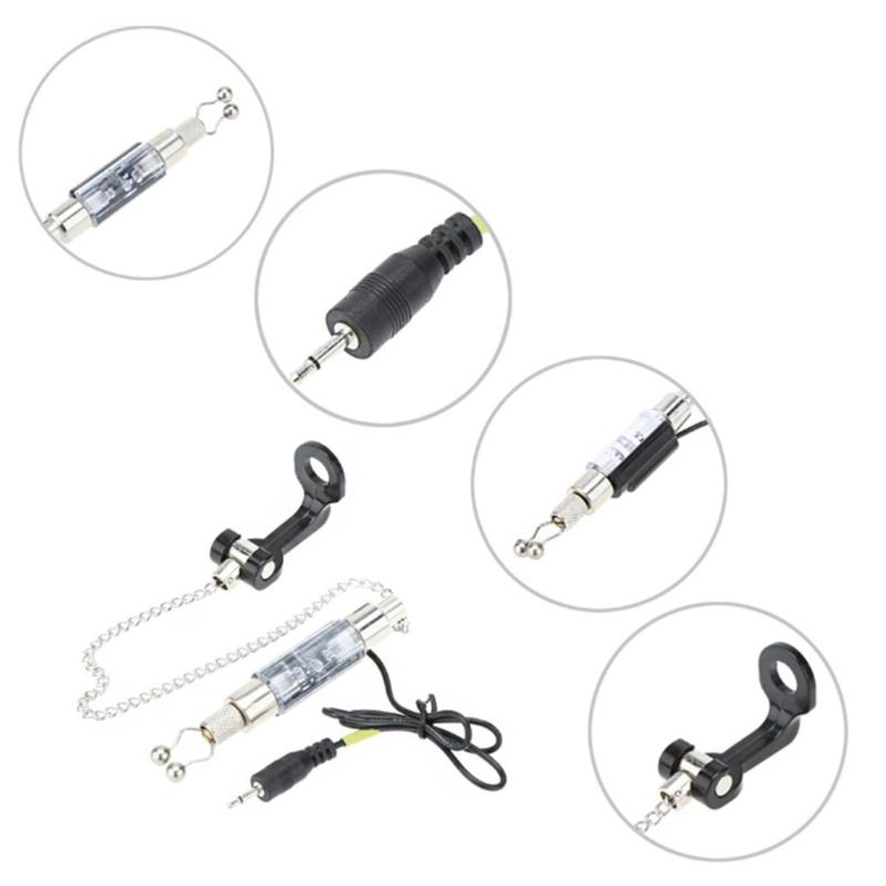 Fishing Bites Alarm Chain Hanger Fishing Swingers Sensitive Alarm Swingers LED Illuminated Indicator Fishing Accessories