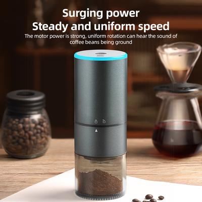 Electric Coffee Bean Grinder for Quiet Grinding 25g Bean Capacity Ceramic Core Type-C Rechargeable