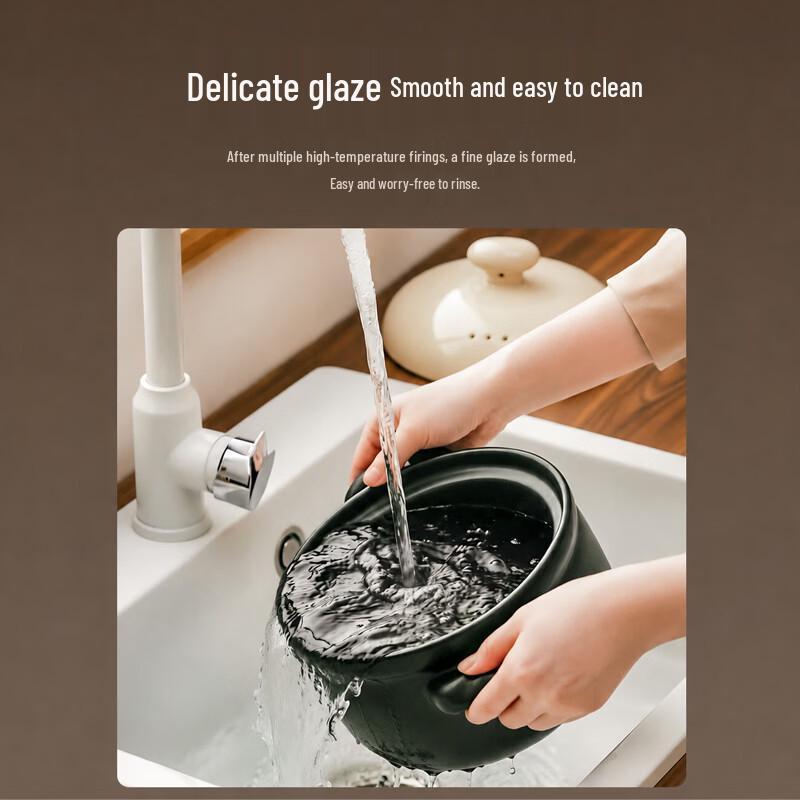 Kangbakh Double Mineral Titanium Ceramic Casserole Pot