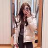 Puff Five-grid DuPont Three-proof Bread Jacket Can Be Traced Back To Samsung White Duck Down Jacket Women's Short Model