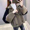 Cardigan court en tricot pour femmes, nouveau Style, vêtements épais, veste pull ample pour l'automne et l'hiver