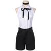 Costume Cosplay Anime Chainsaw Man Reze Cosplay Uniform Set Necklace Wig Halloween Carnival Party Dress Girl