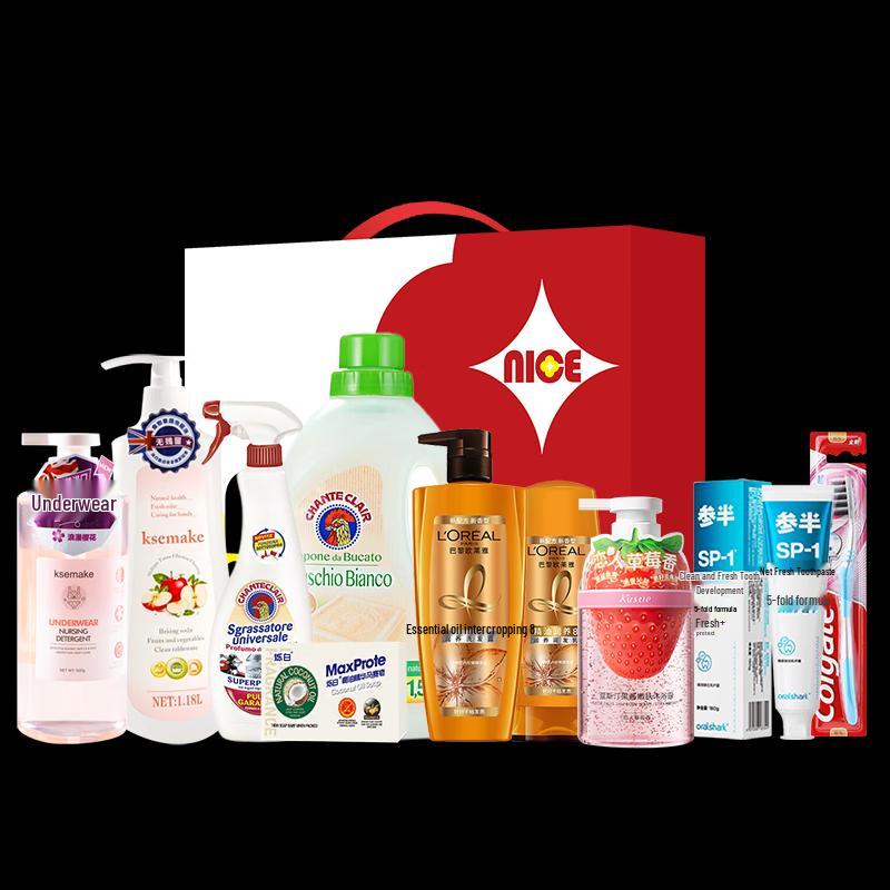 TANMINGFEI Summer Essentials 10-Piece Wash & Care Gift Set