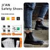 Temu Men's Lightweight Anti-Smash High-Top Slip-On Safety Shoes