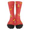 Quick Dry Sports Socks Antislip Design Medium Crew Socks For Gym Running Hiking And Daily Wear In 9 Trendy Color