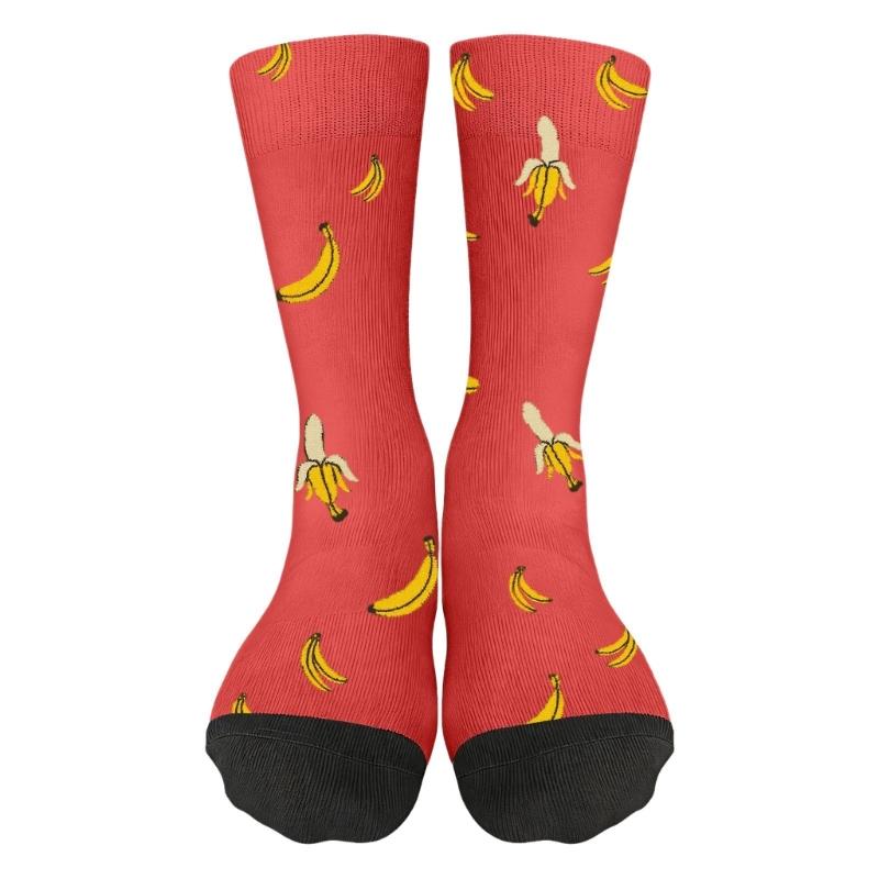 Quick Dry Sports Socks Antislip Design Medium Crew Socks For Gym Running Hiking And Daily Wear In 9 Trendy Color