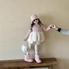 Children's Winter 2024 Korean Plush Vest Skirt - Thickened, Short, for Small and Medium Kids