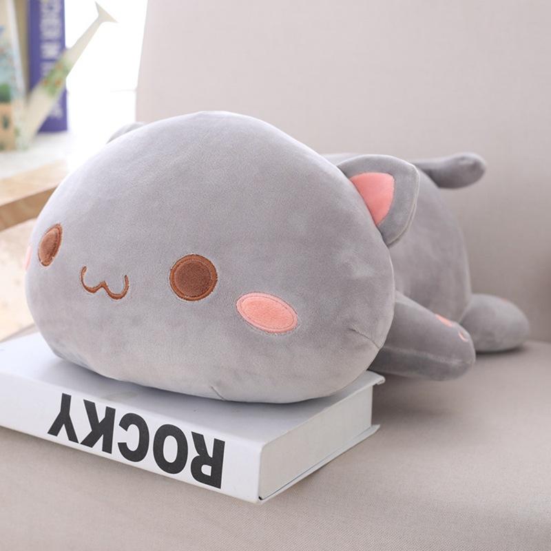 Cute Japanese Fat House Cat Doll Doll Soft Cute Lying On The Shiba Inu Bed Sleeping Throw Pillow Children Rabbit Doll