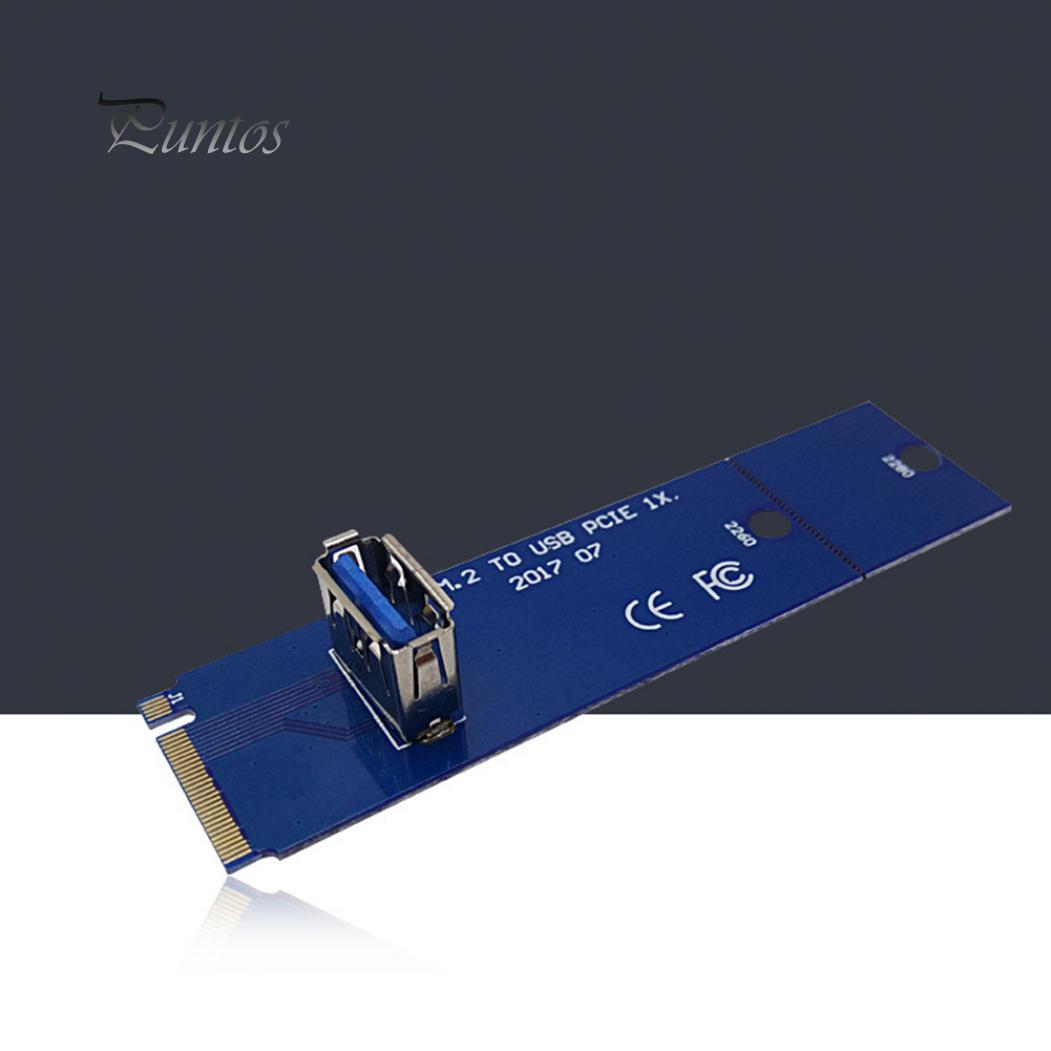 

M.2/NGFF to USB3.0 PCI-E X16 Transfer Card Converter Adapter Graphic Extender