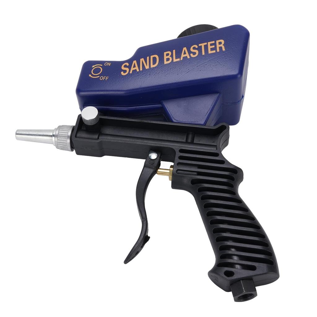 Portable Handheld Sand Blaster Small Air Sandblaster for Glass Wood Metal Cleaning Polishing