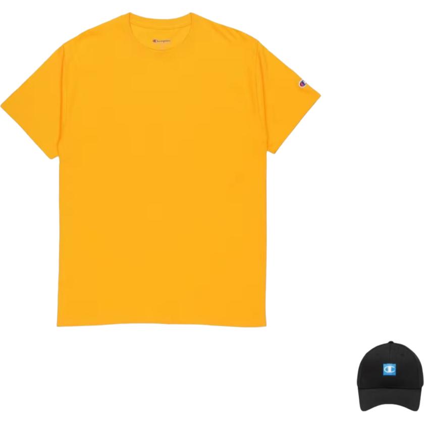 Champion T Shirt US Version Unisex Yellow T425-CG