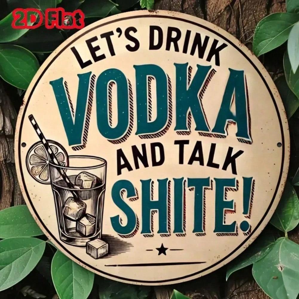 Retro Metal Tin Sign Beverage Art Vintage Poster Man Cave Pub Decor Wall Decoration