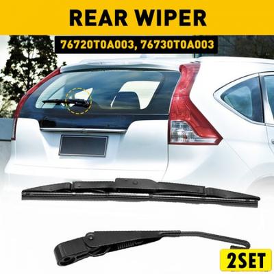 2Set Rear Wiper Arm&Blade For Honda CRV Toyota Prius Highlander 76720T0A003