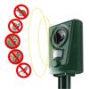 Repellent Ultrasonic Cat Scarers For Gardens Bird Deterrent Dog Animal Repeller Battery Operated Waterproof Adjustable Sensitivity Motion Activated