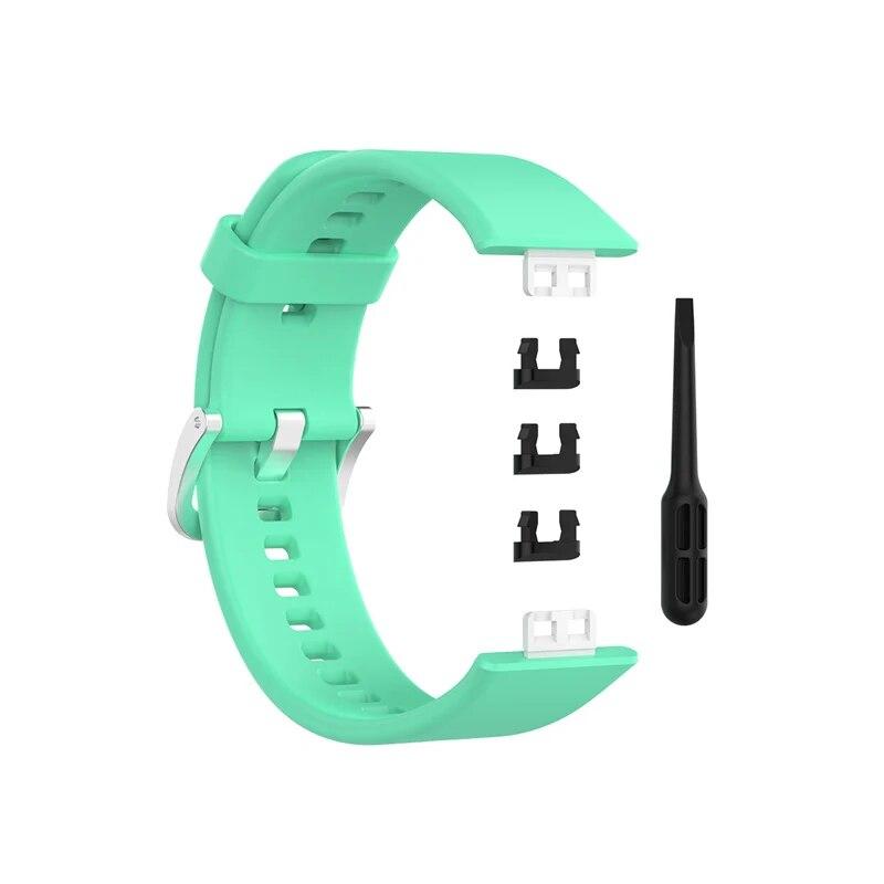 Silikonový řemínek pro chytré hodinky Huawei Watch Fit Měkký sportovní pásek na zápěstí Pouzdro na hodinky Náramek huawei fit Pásek na hodinky