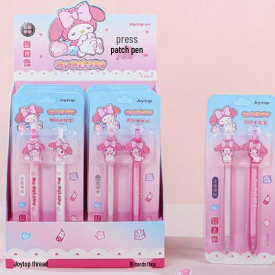 Hello Kitty Cartoon Press-Type Quick-Dry Smooth Pen