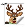 Holiday Window Clings Christmas Static Clings Peeking Santa Reindeer Stickers Xmas Party Supplies No‑Glue Cartoon Decals for Indoor‑Outdoor