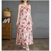New Bohemian Long Dresses Summer New Sleeveless Round Neck Printed Dresses