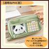 ideamall Pen Case, Large Capacity, Multifunctional, for Adults, Stationery Storage, Portable, Simple Design (Beige)