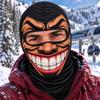 Gorro Bufanda de Esquí Divertido con Estampado 3D de Invierno para Hombres, para Deportes al Aire Libre
