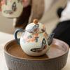 150ML Chinese Hand-painted Ceramic Teapot Vintage Household Kung Fu Teapot Infuser Pot Tea Soaking Kettle Teaware Supplies New